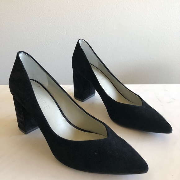 nordstrom black suede pumps